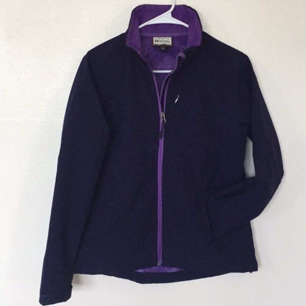 Double Diamond Women’s Purple Soft Shell Jacket